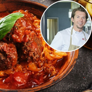 młoda kapusta z klopsikami Okrasy