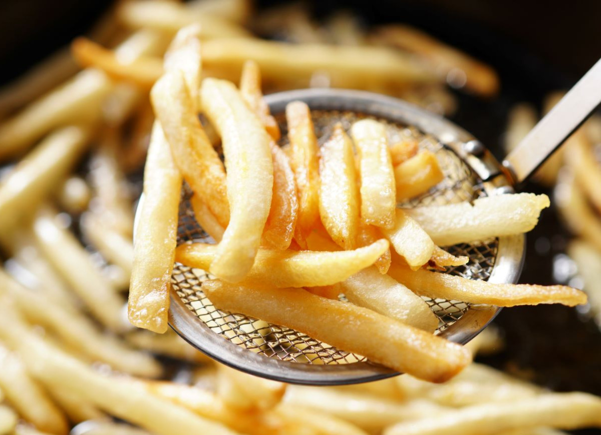 chrupiące frytki
