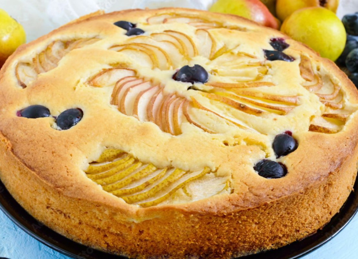 Ciasto jogurtowe z gruszkami