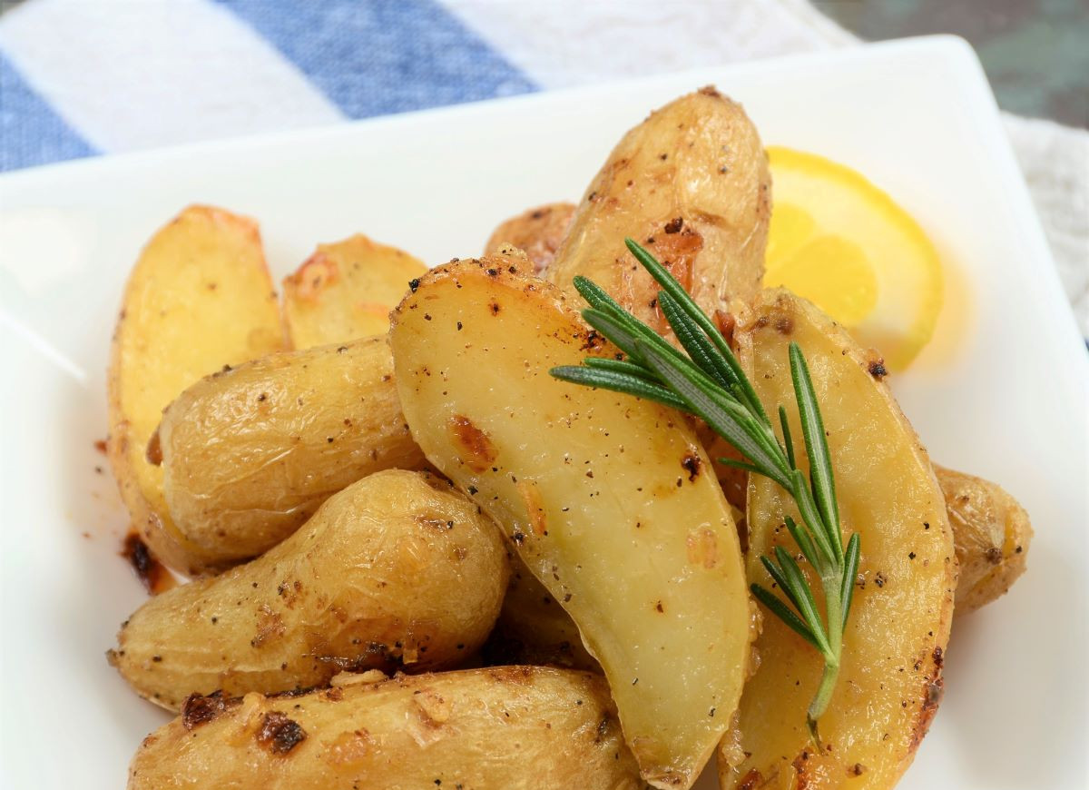 pieczone ziemniaczki po grecku