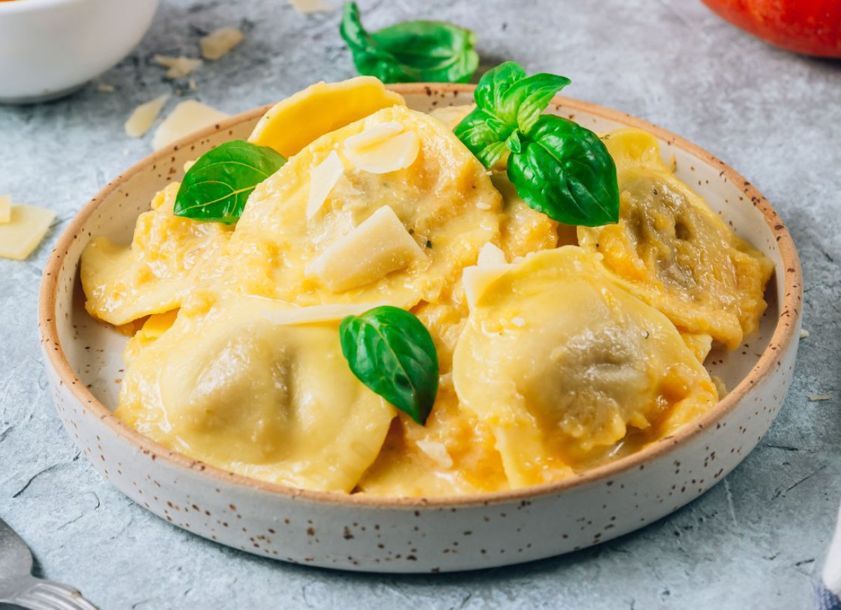 Pierogi z dynią i parmezanem