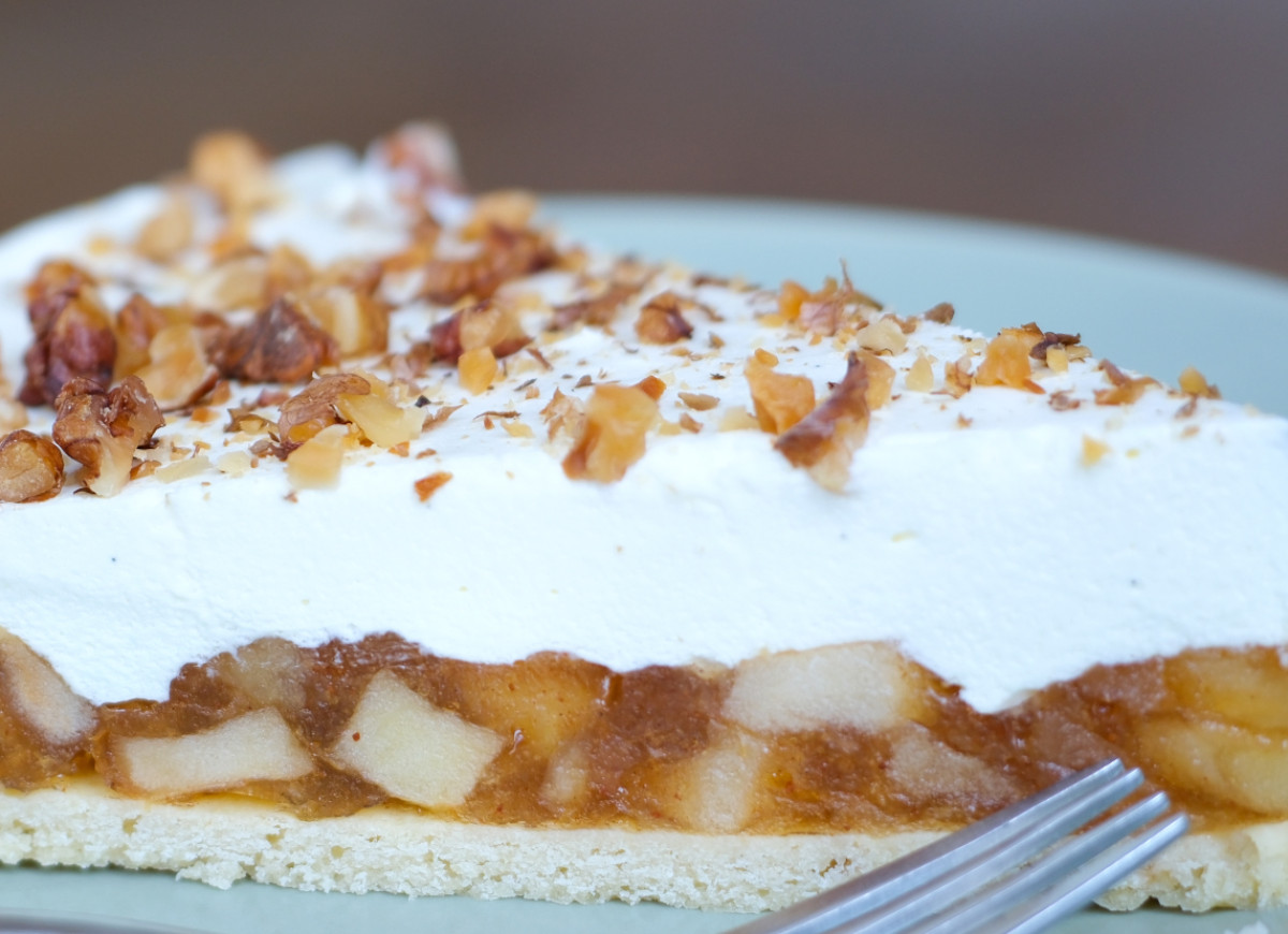 Szarlotka bez pieczenia