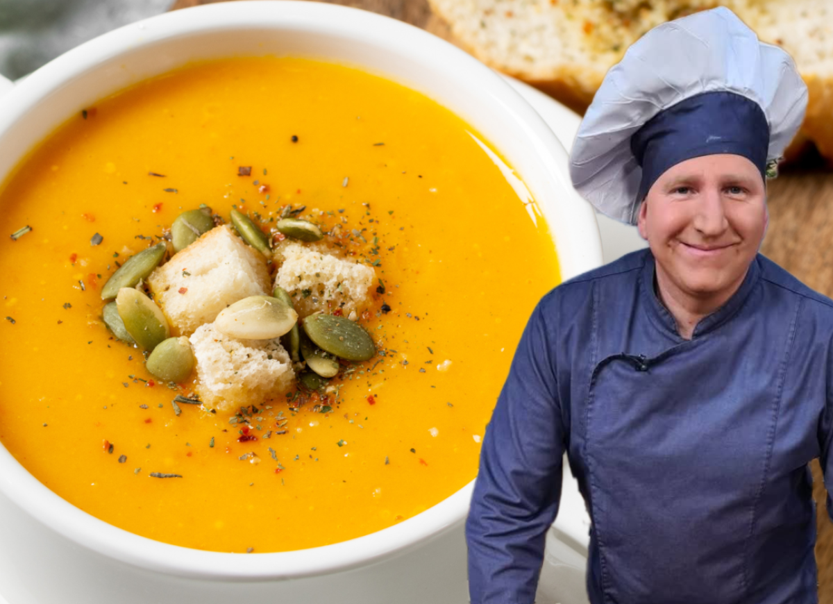 Zupa dyniowa Rączki