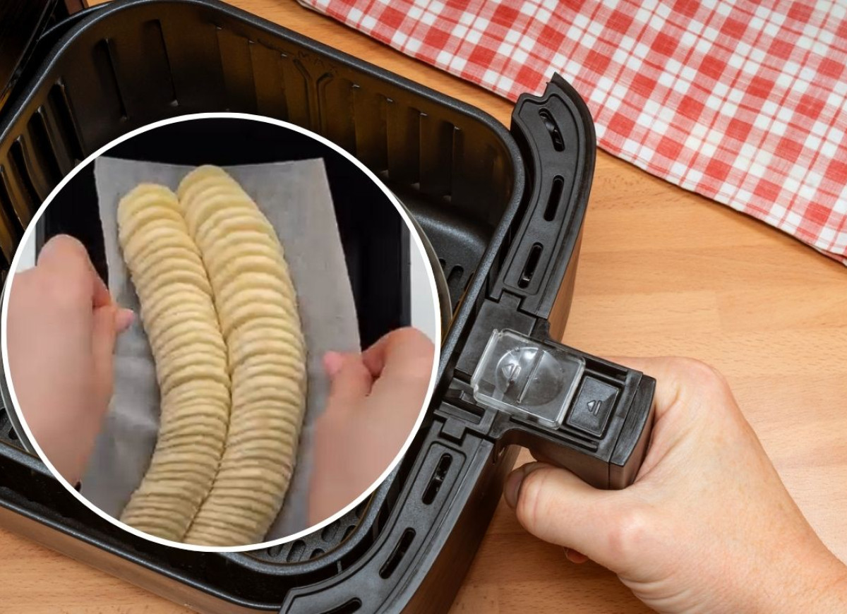 banany zapiekane w airfryerze