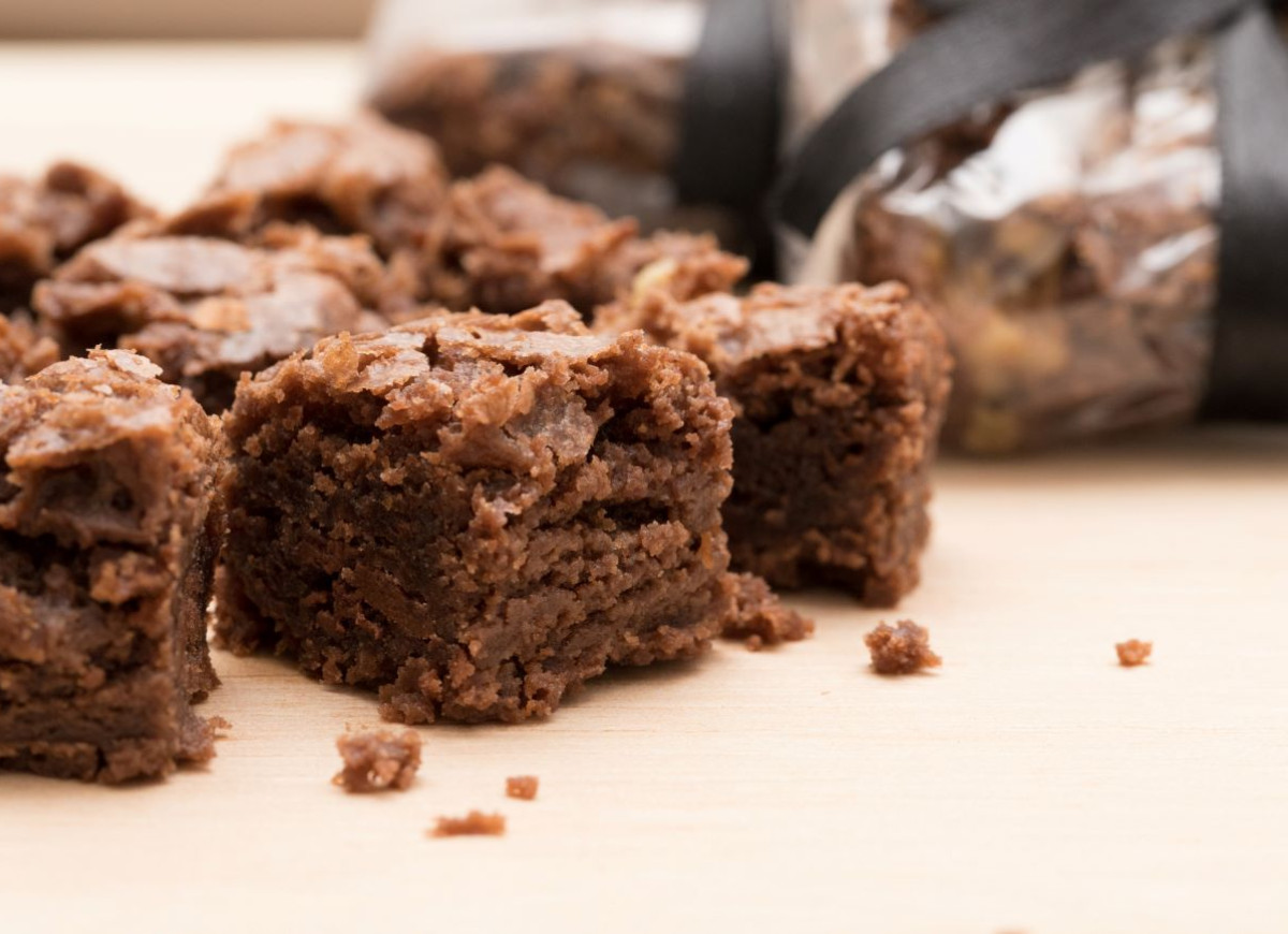 brownie z czerstwego chleba