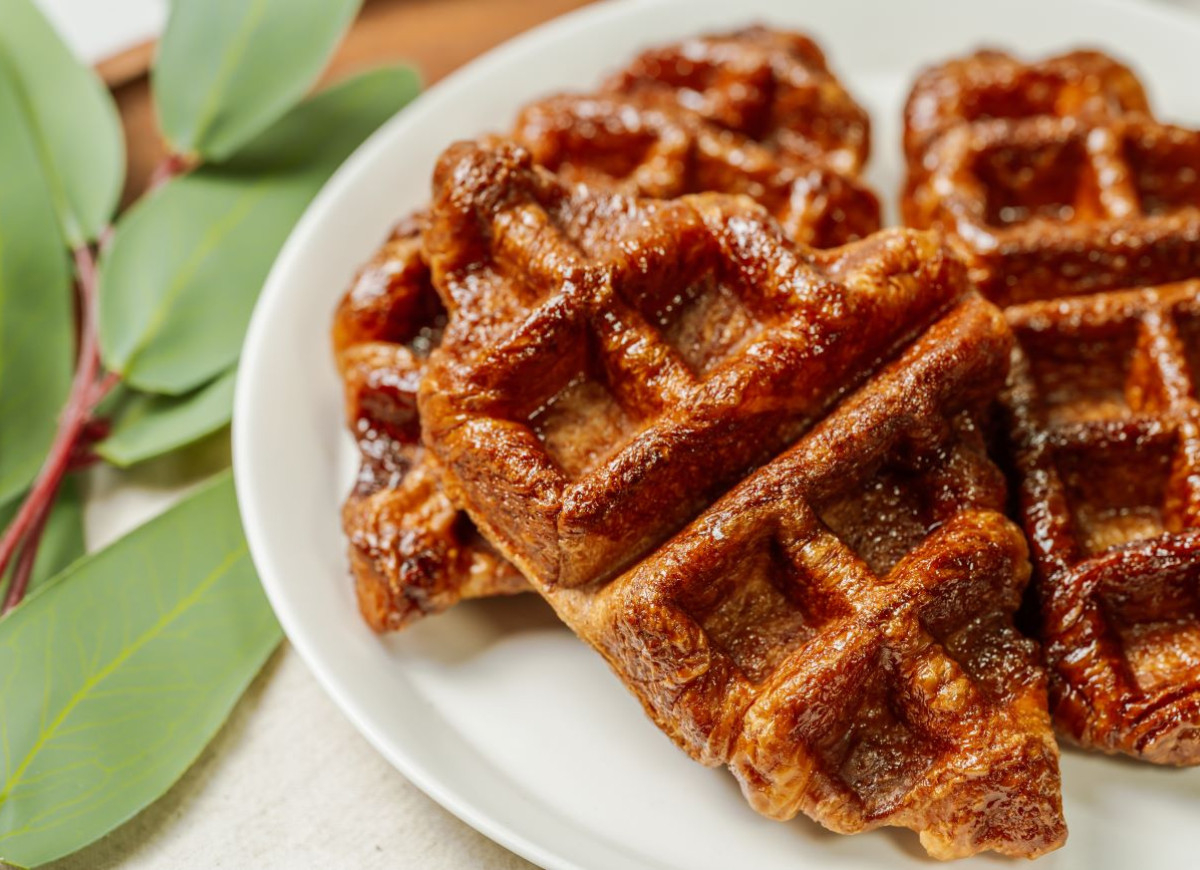 gofry z czerwonej fasoli