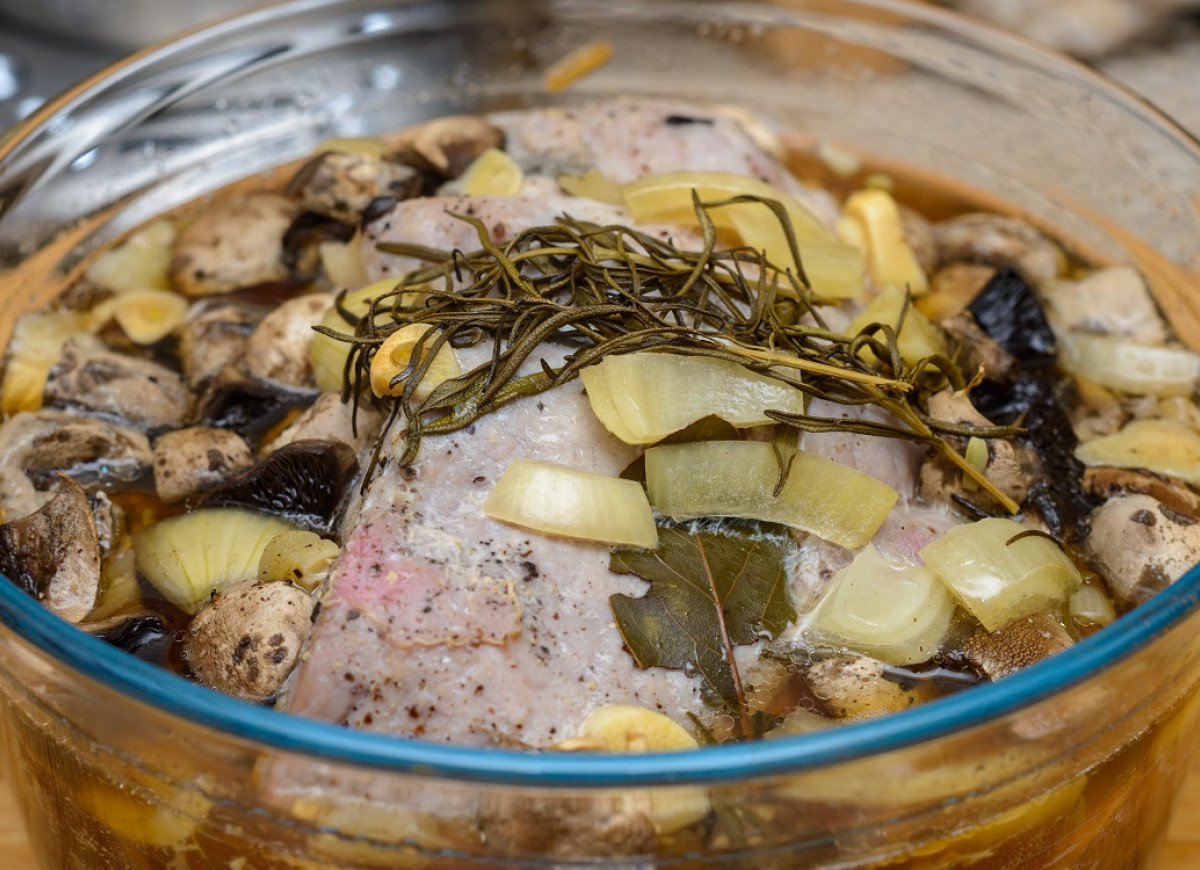 karkówka z pieczarkami