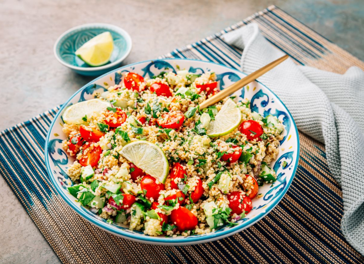 sałatka z kuskusem i fetą