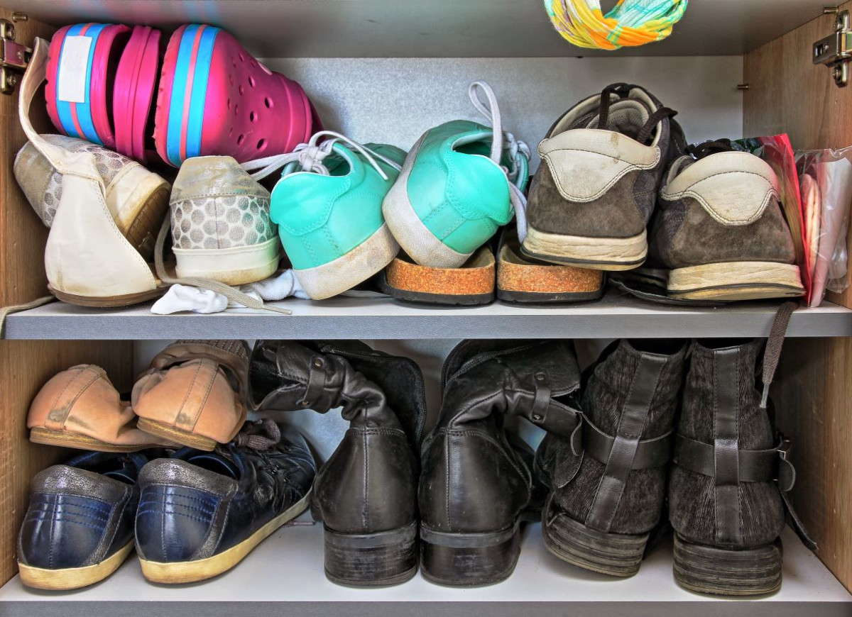 herbata w szafce na buty