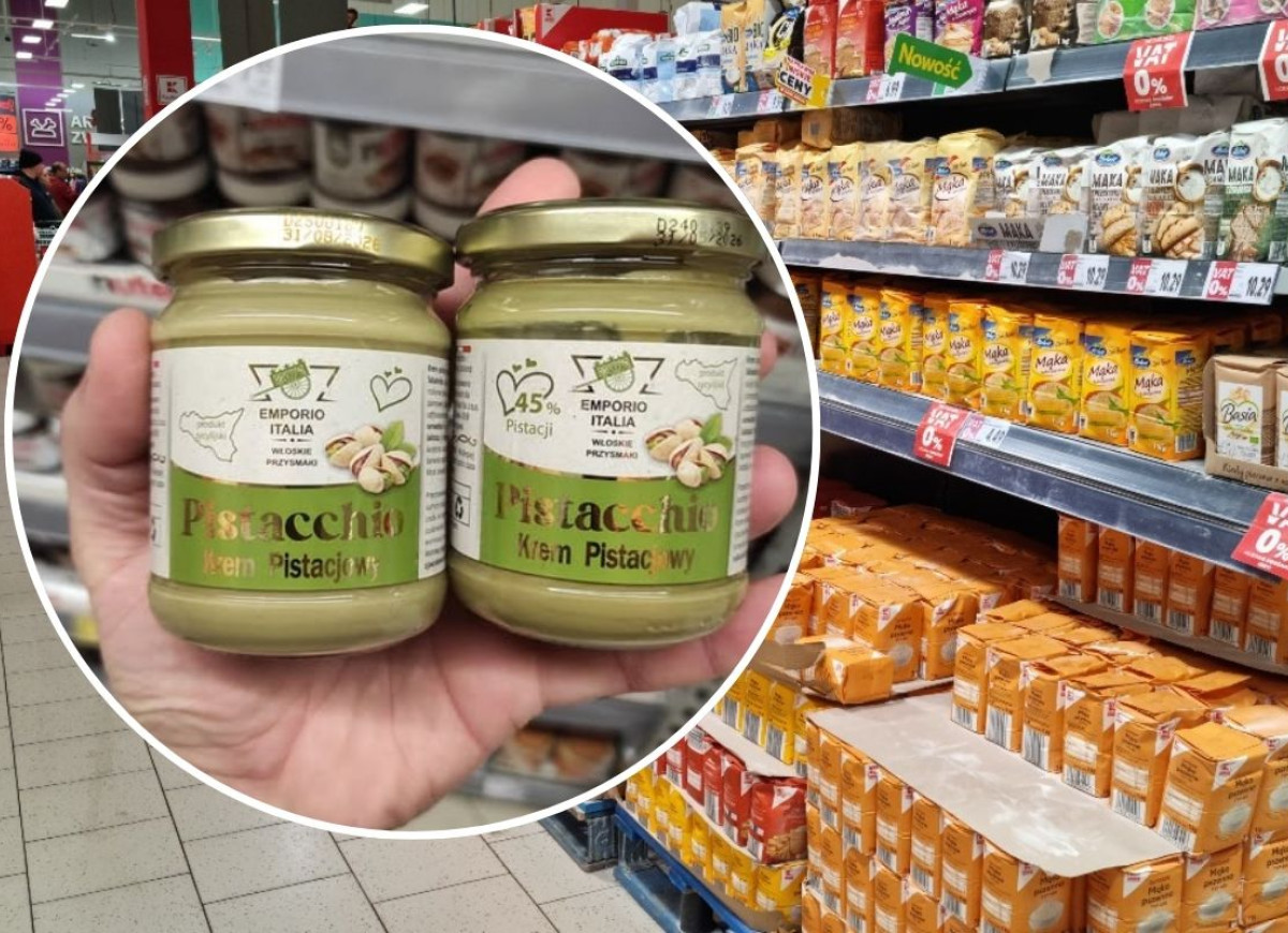krem z pistacji - producent wprowadza w błąd