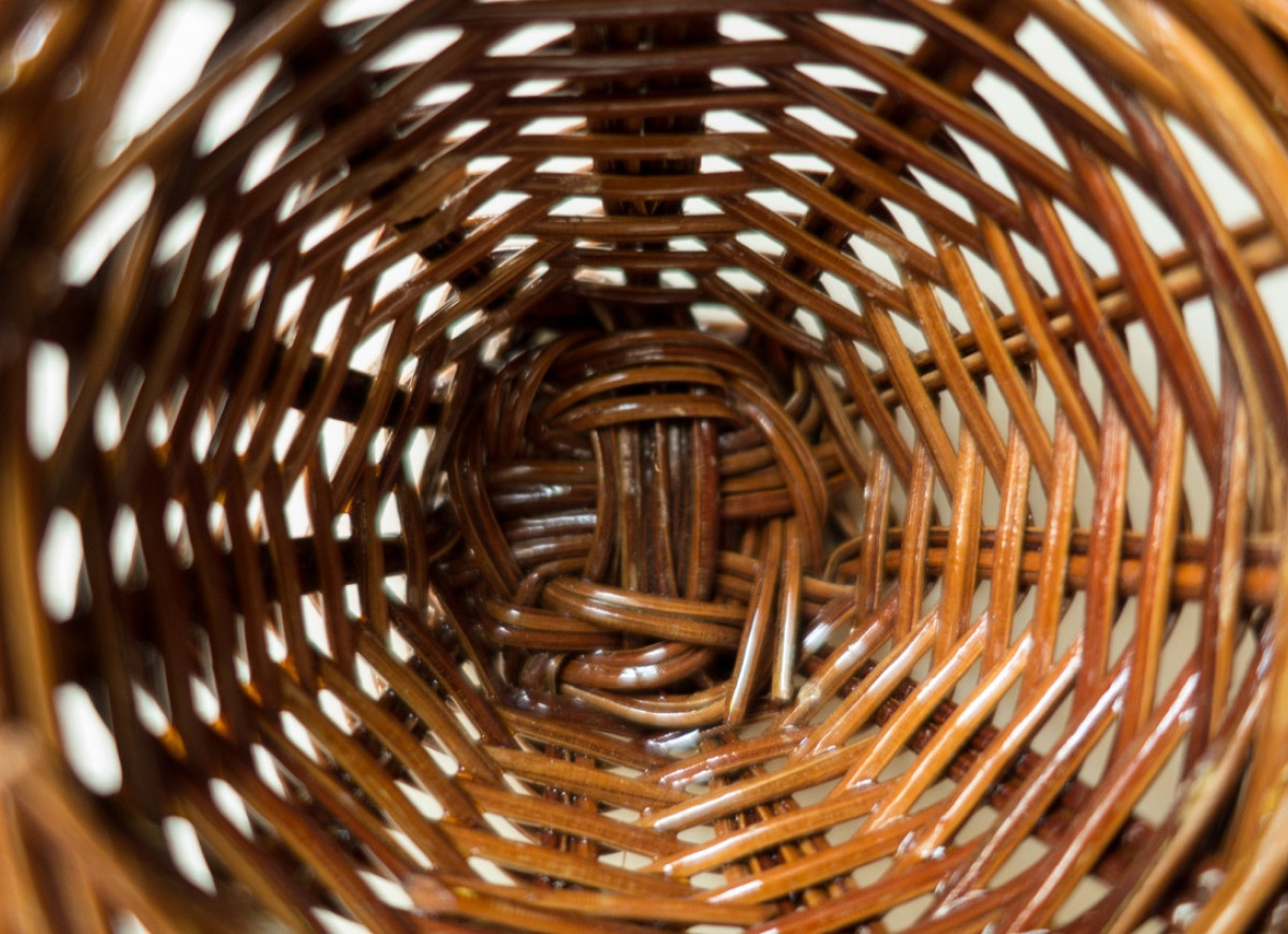 wiklinowy koszyk