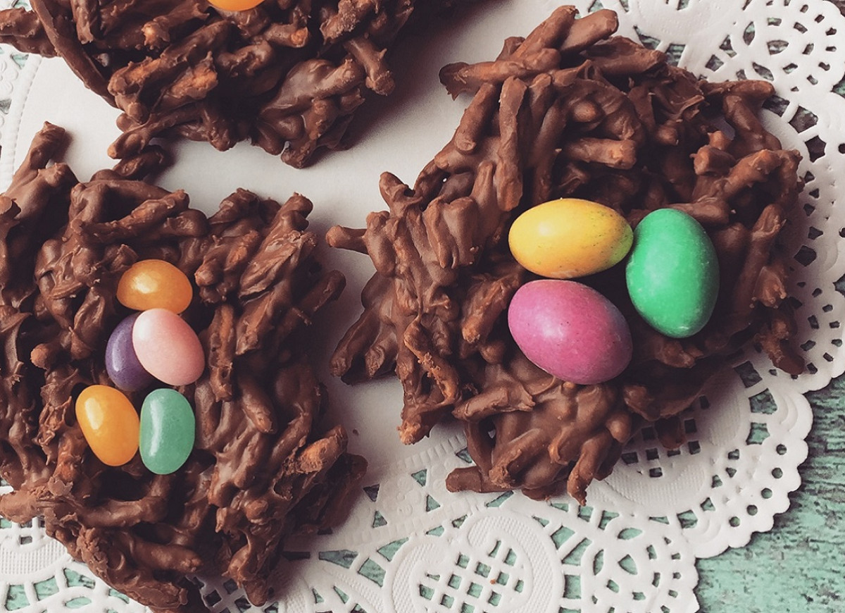 gniazdka czekoladowe