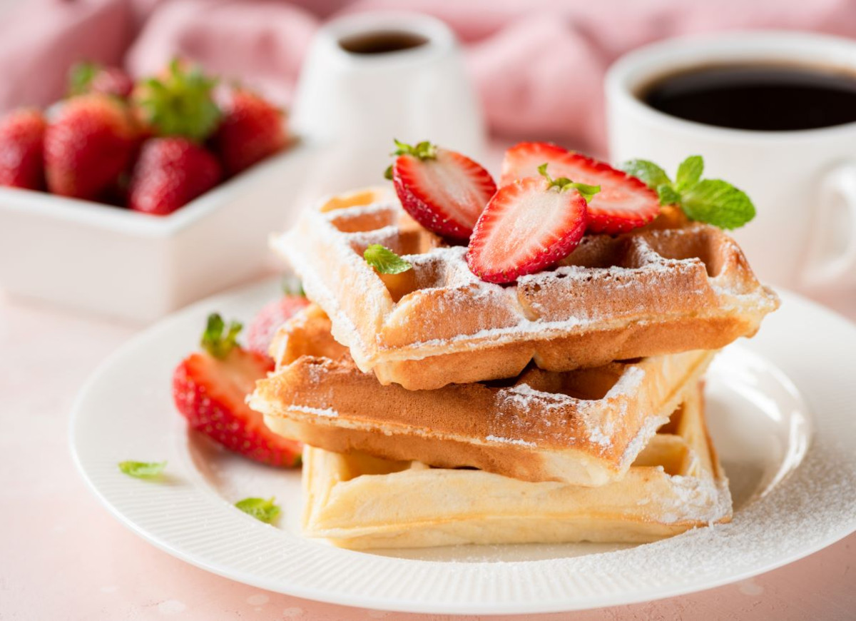 gofry z sera z wiaderka