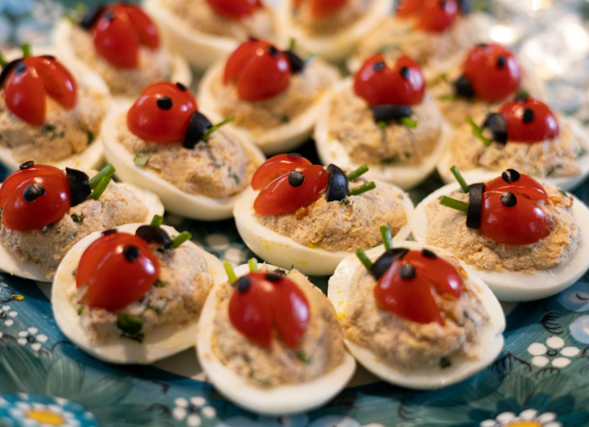 jajka faszerowane jak biedronki