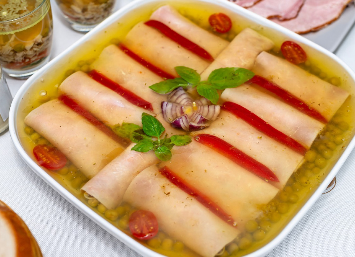 roladki z szynki w galarecie