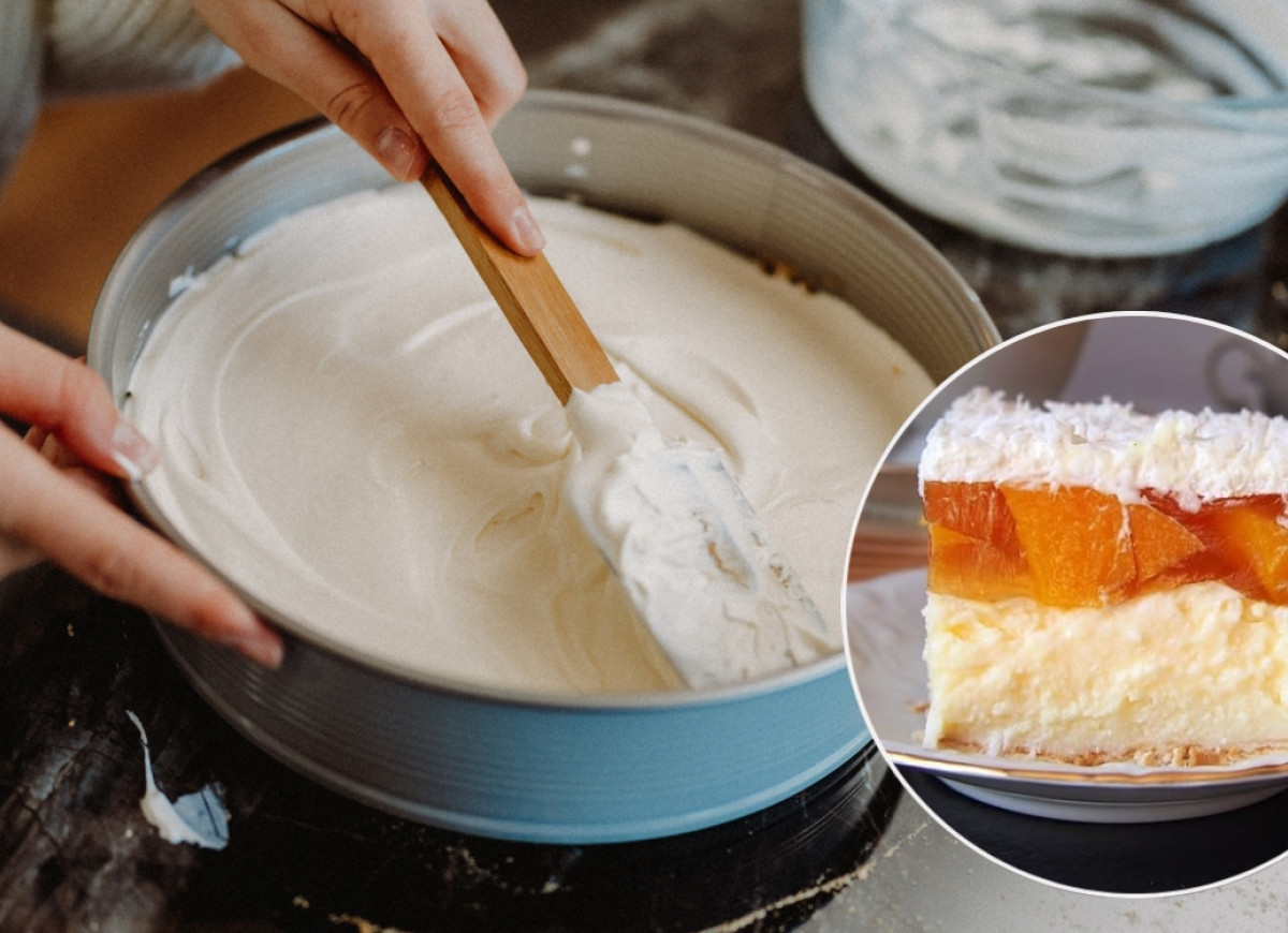 sernik z brzoskiwniami