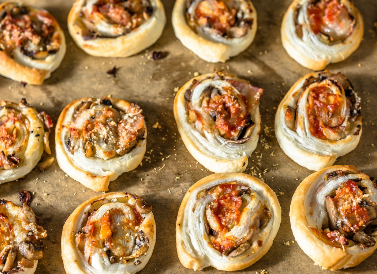 ślimaczki z ciasta francuskiego