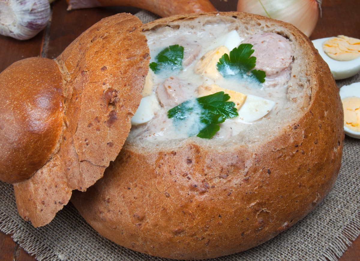 żurek w chlebie