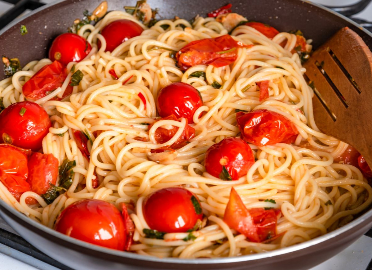 jednogarnkowe spaghetti