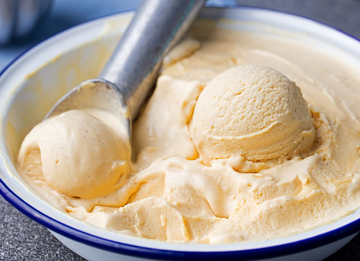 kremowe lody waniliowe