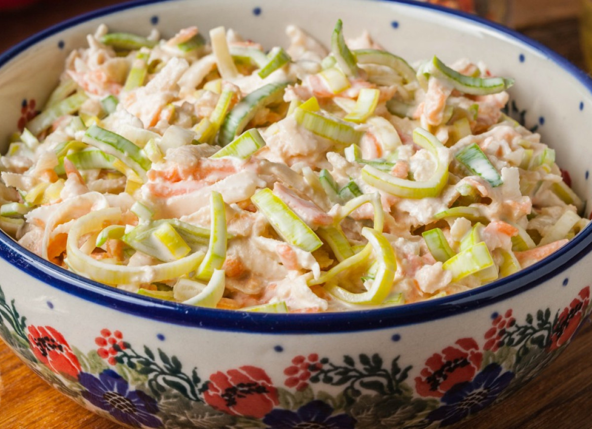 sałatka porowa zamiast jarzynowej