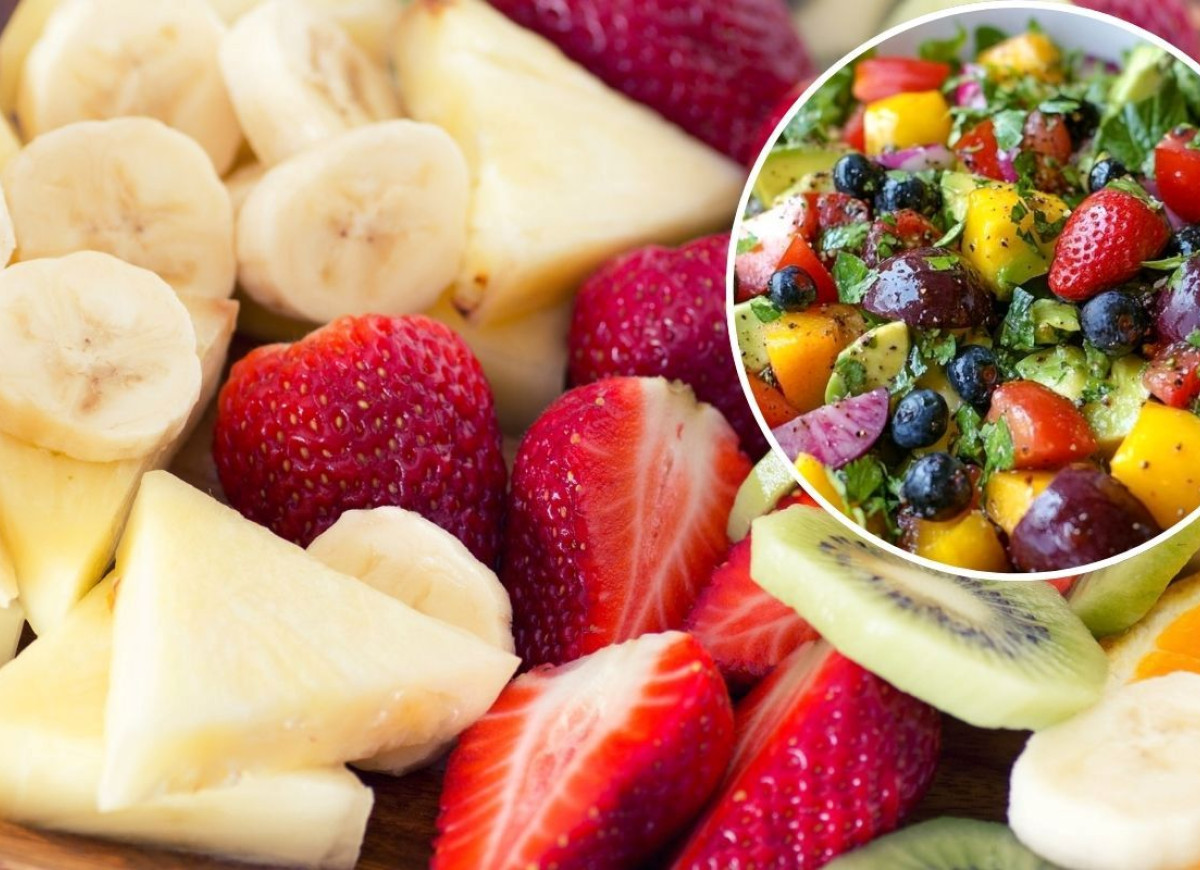 tropikalna sałatka owocowo-warzywna