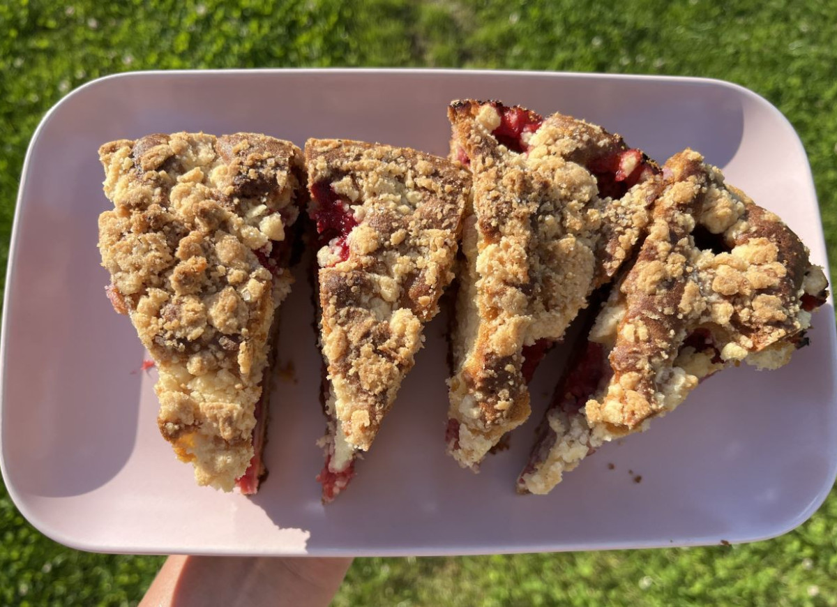 ciasto z truskawkami