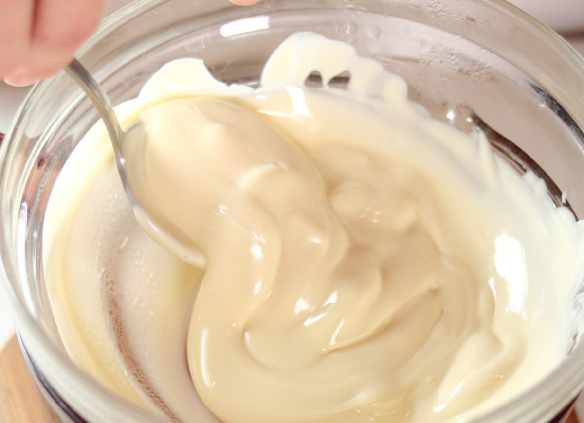 polewa z białej czekolady