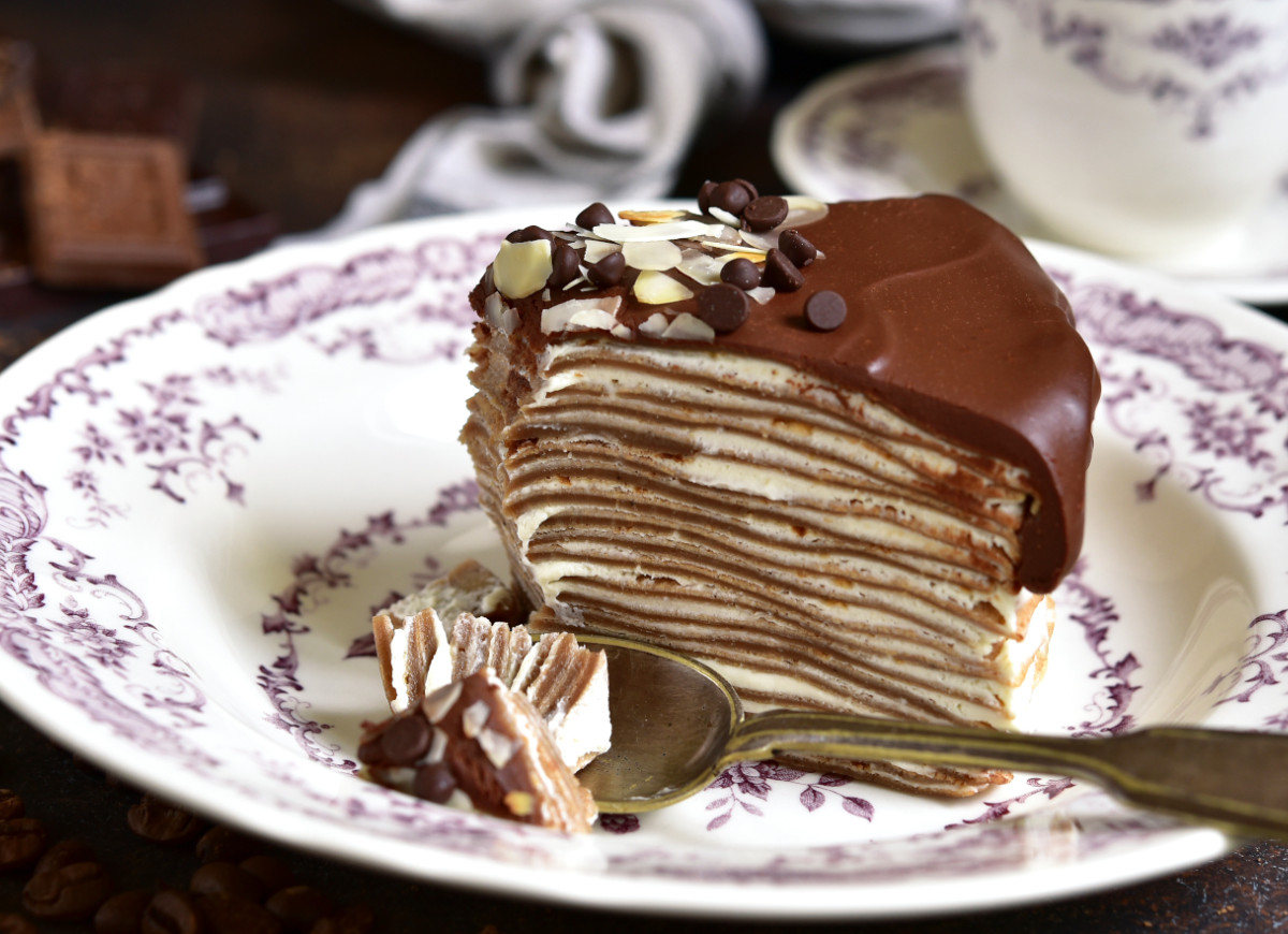 Tort naleśnikowy z mascarpone