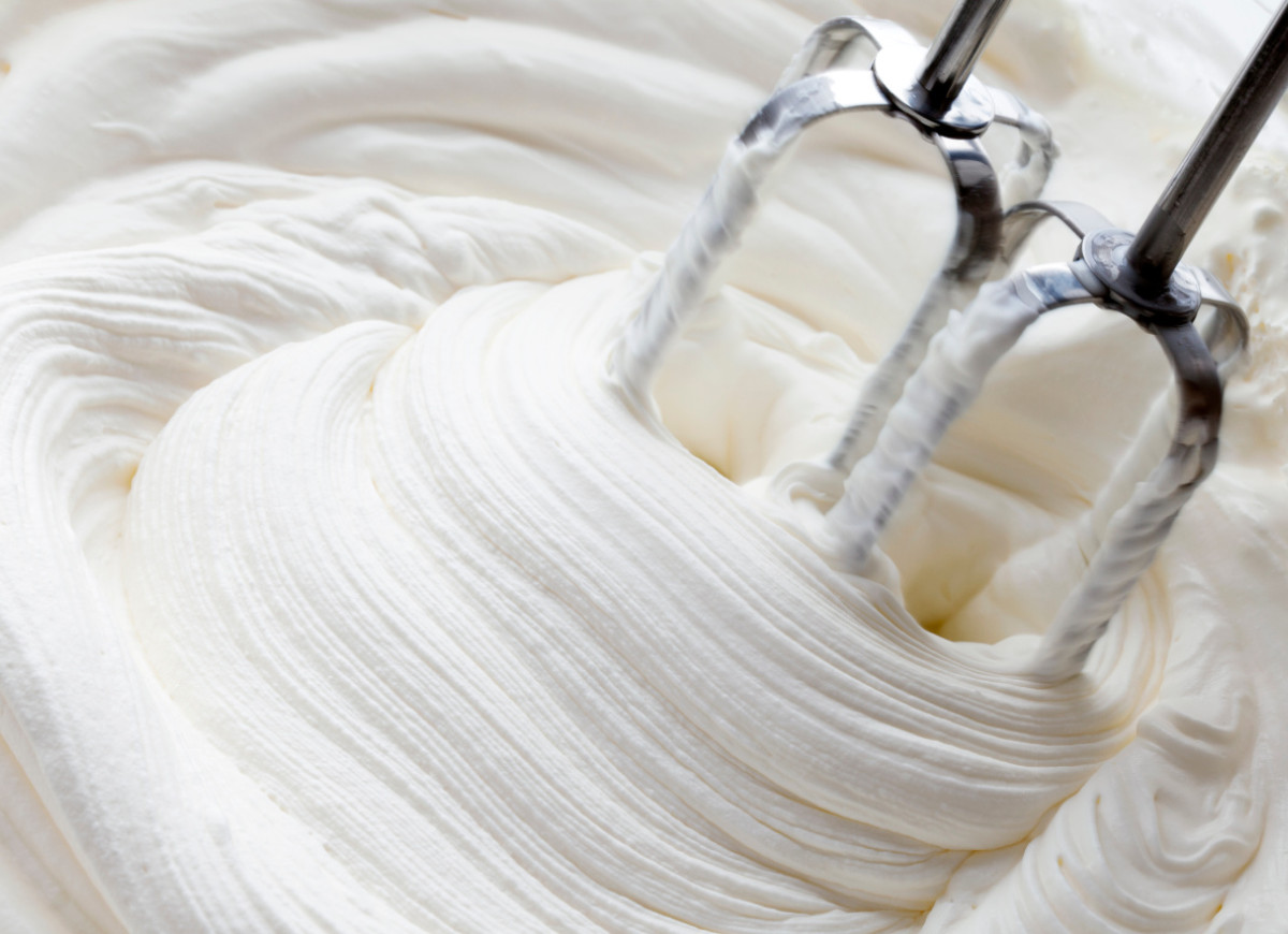 bita śmietana z mascarpone