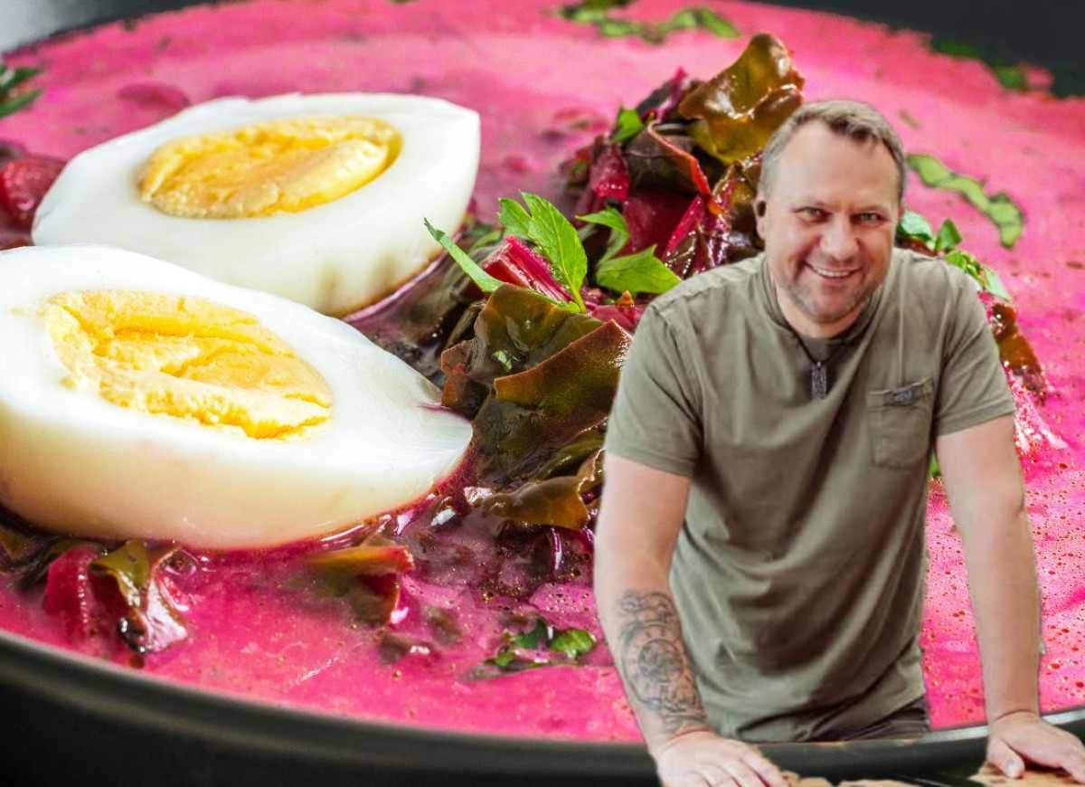 botwinka z ogórkiem kiszonym