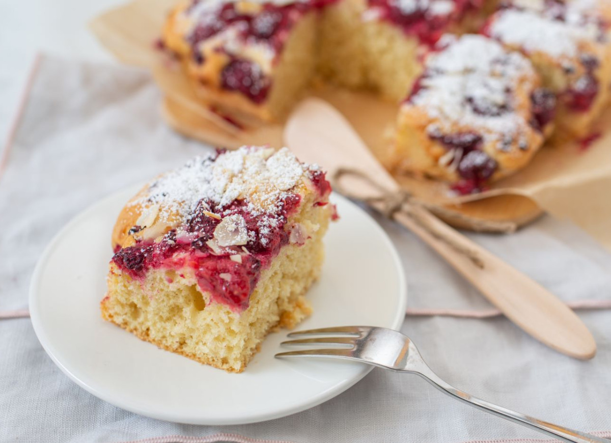 ciasto z malinami kubeczkowe