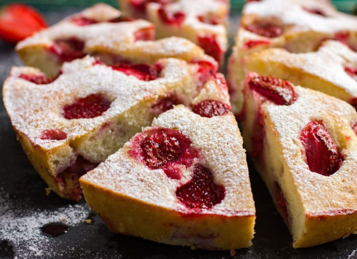 ciasto z truskawkami z airfryera