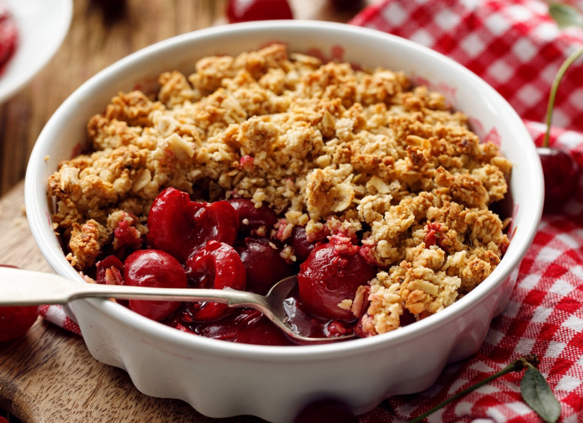 czereśnie pod kruszonką