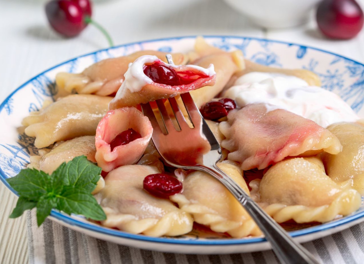 pierogi z czereśniami