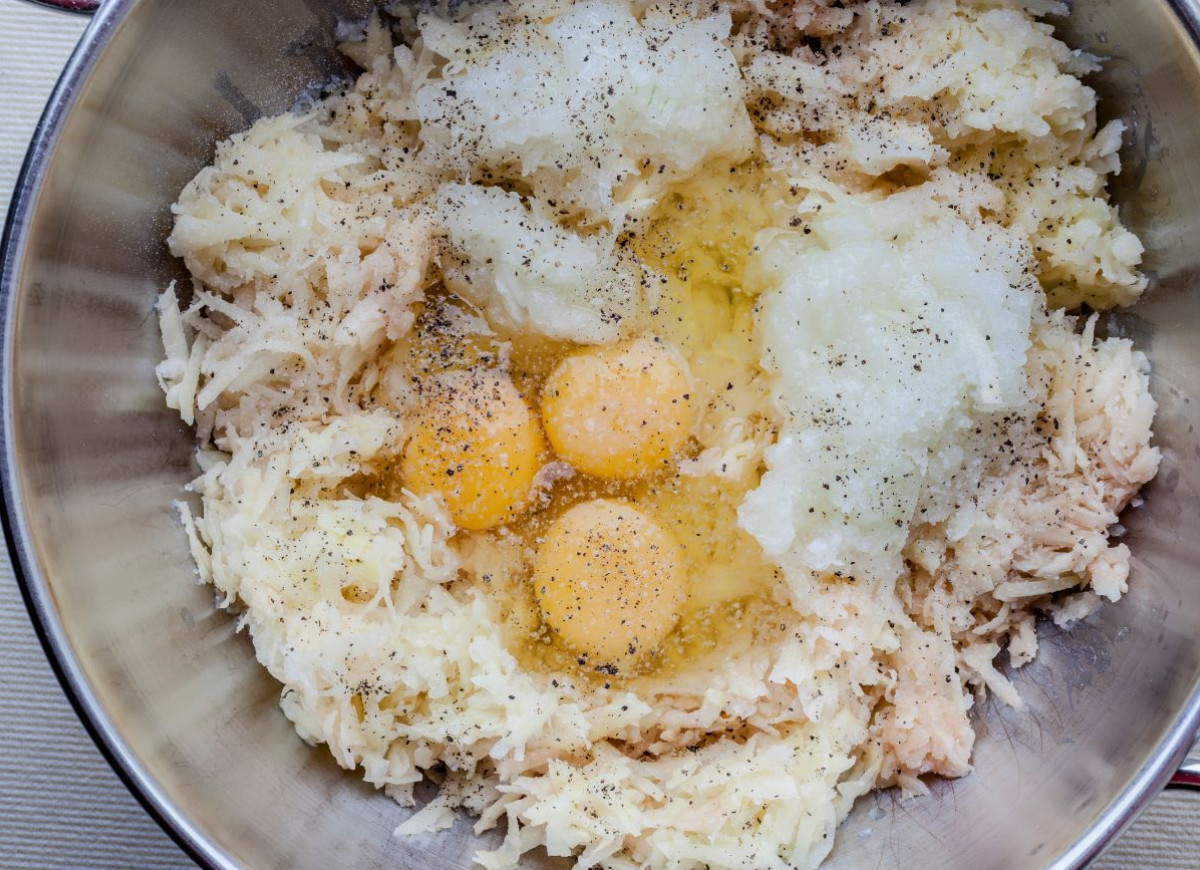 placki ziemniaczane z gofrownicy