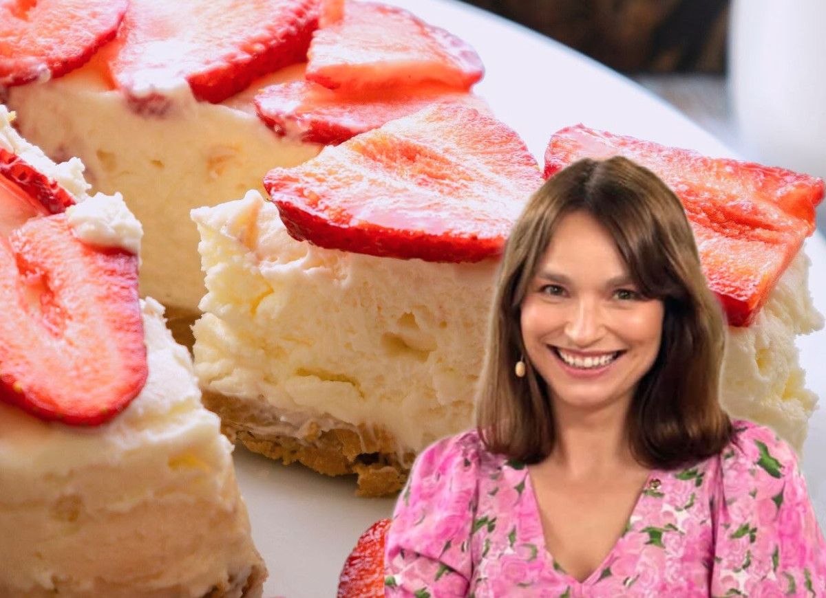 sernik z truskawkami