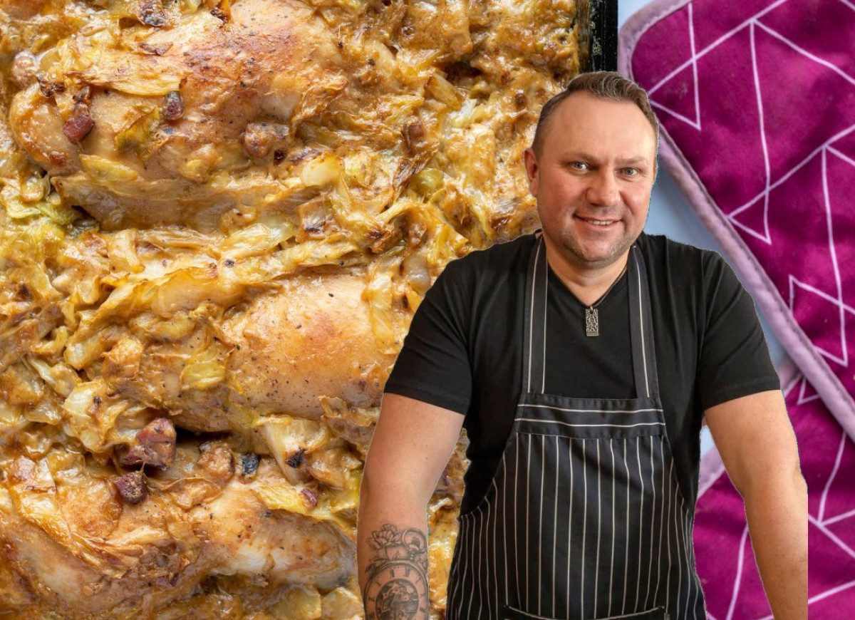 skrzydełka w młodej kapuście