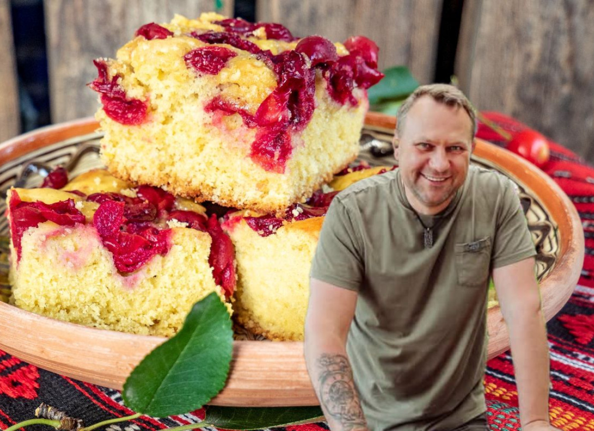 ciasto z wiśniami Strzelczyka