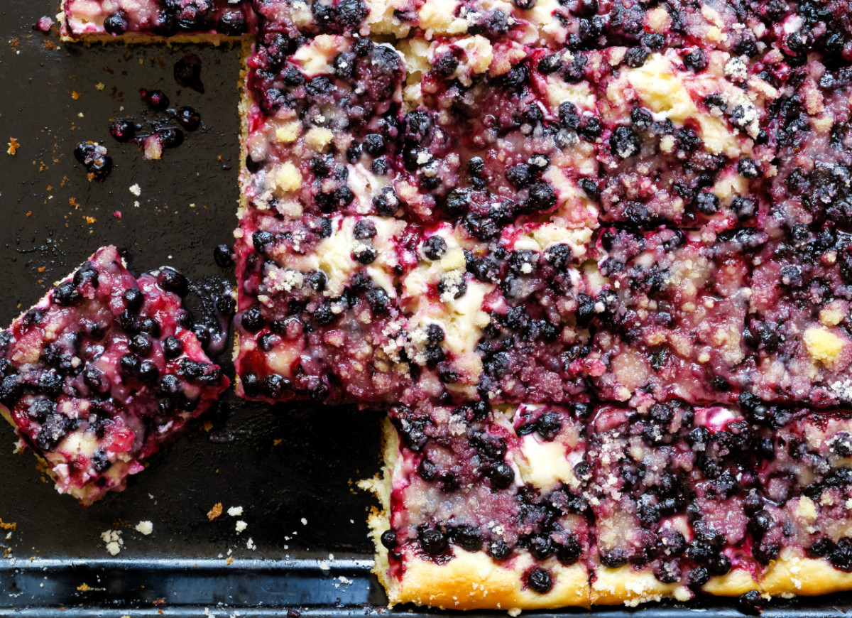 Drożdżowe z porzeczkami