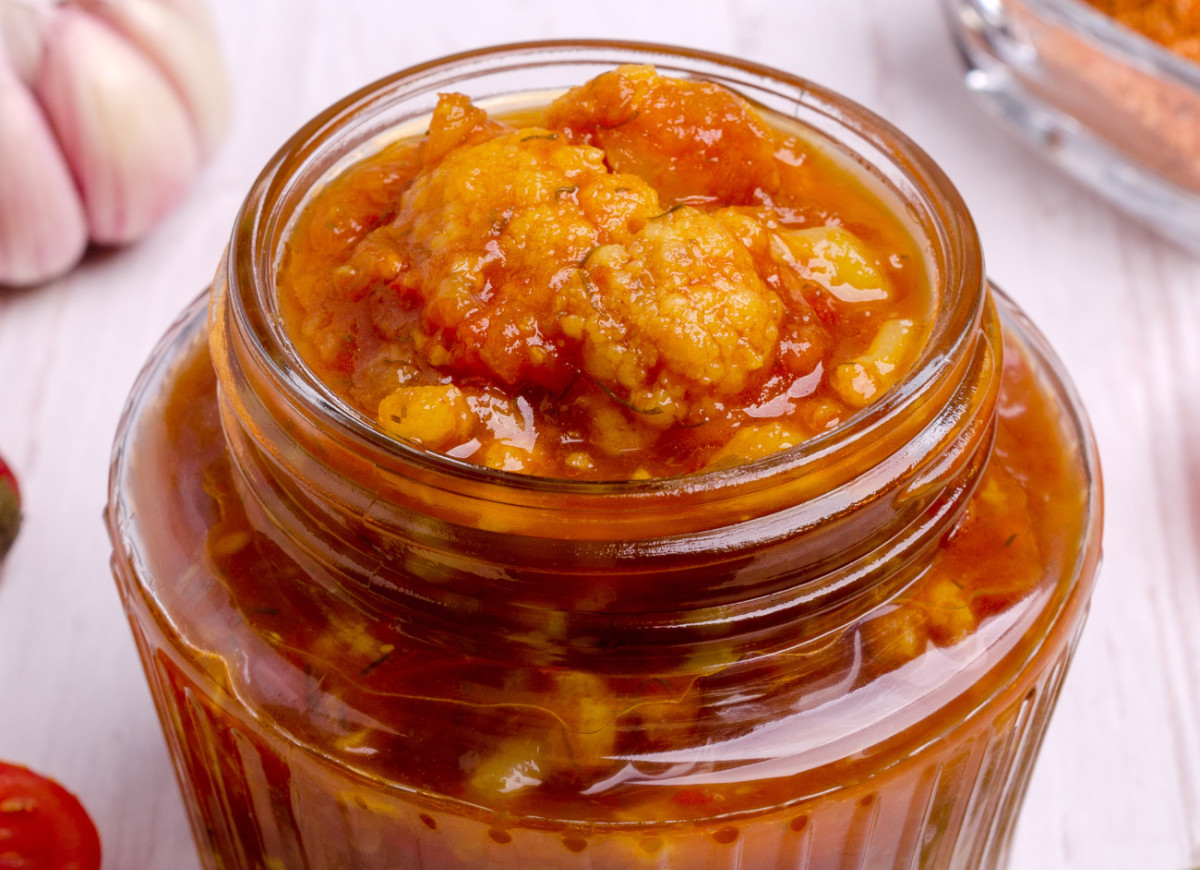 Kalafior w pomidorach