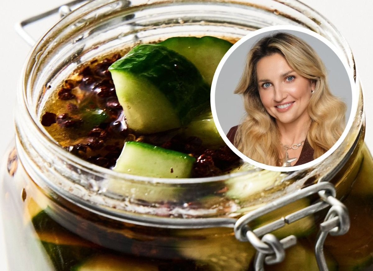 ogórki kiszone na ostro