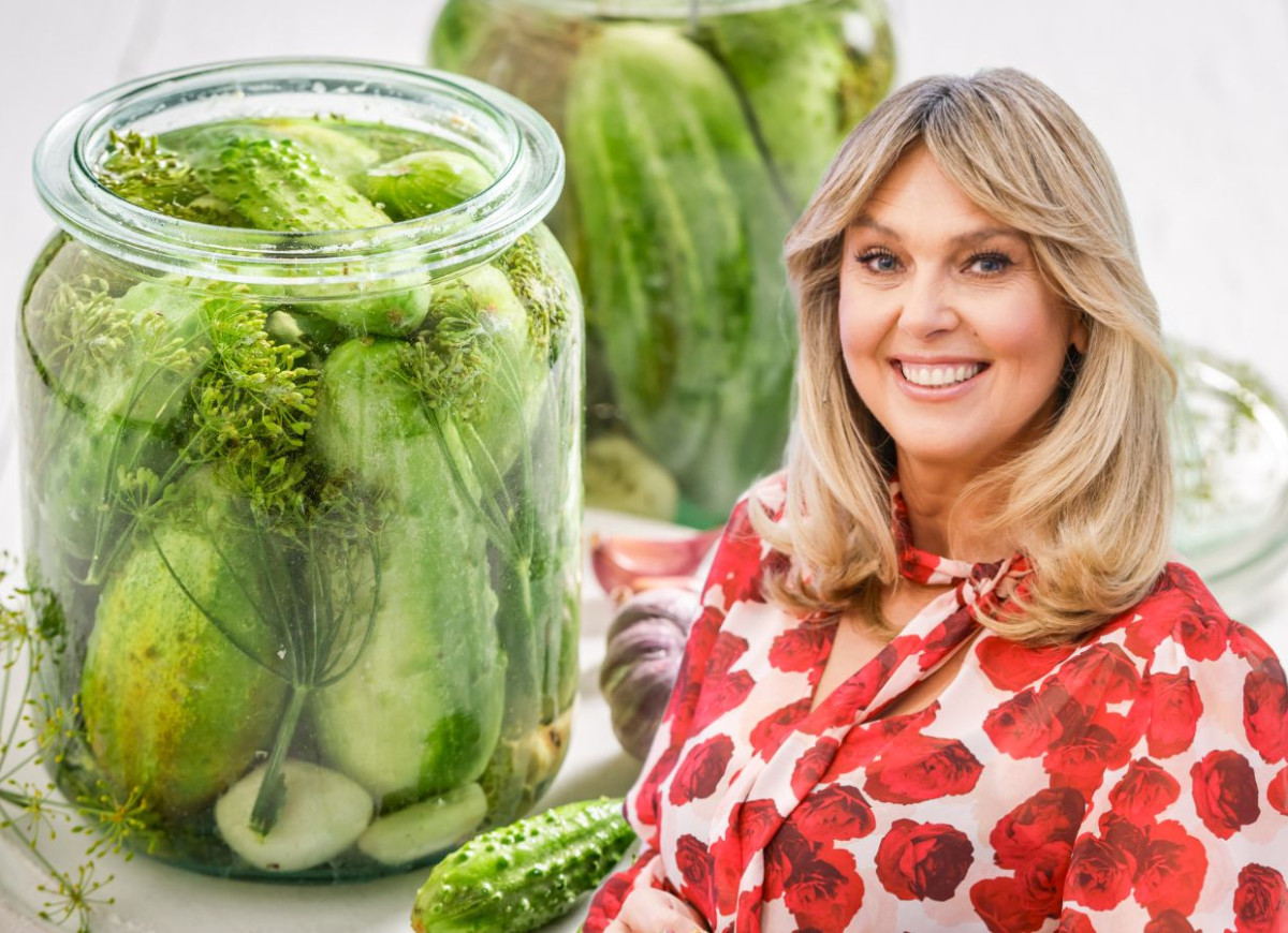 ogórki małosolne z miodem