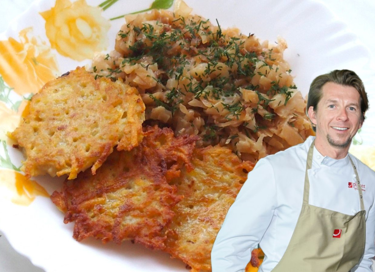 placki ziemniaczane z kapustą