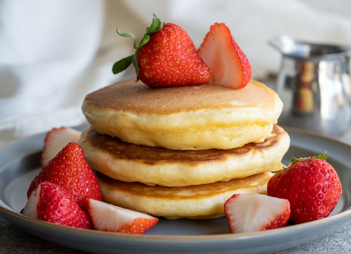 racuchy z truskawkami