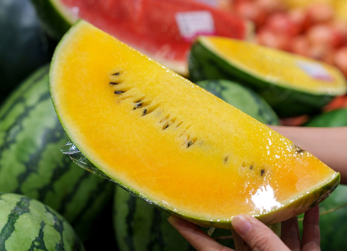 żółty arbuz