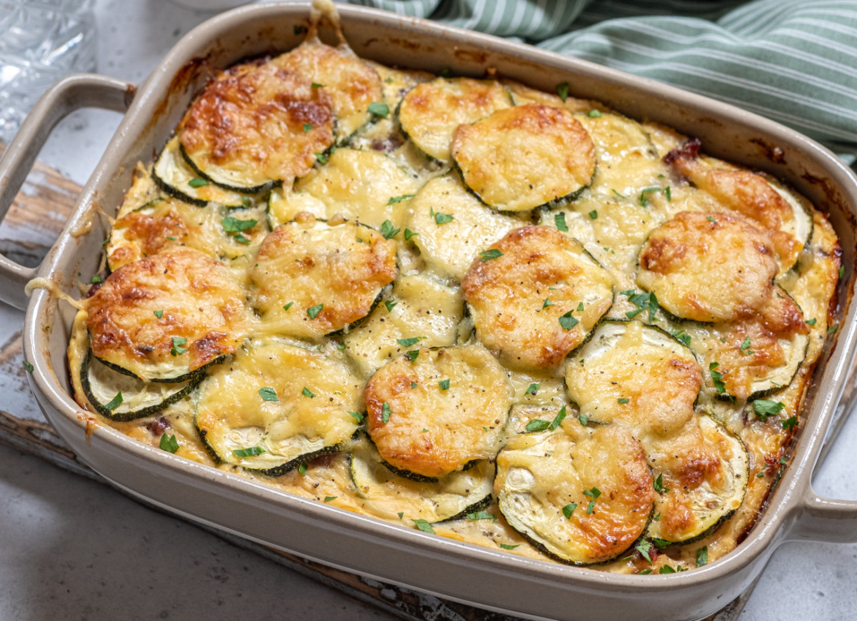 Cukinia w sosie śmietanowym