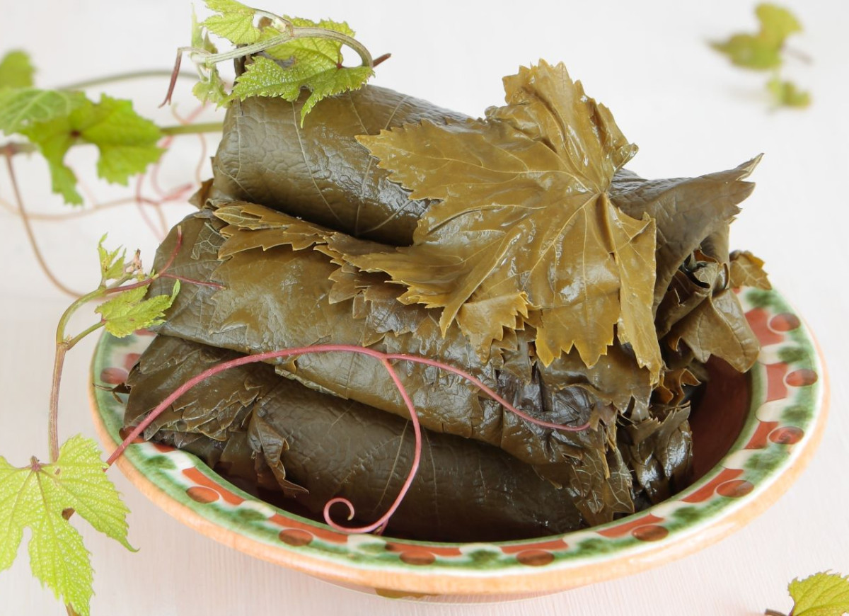 kiszone liście winogron