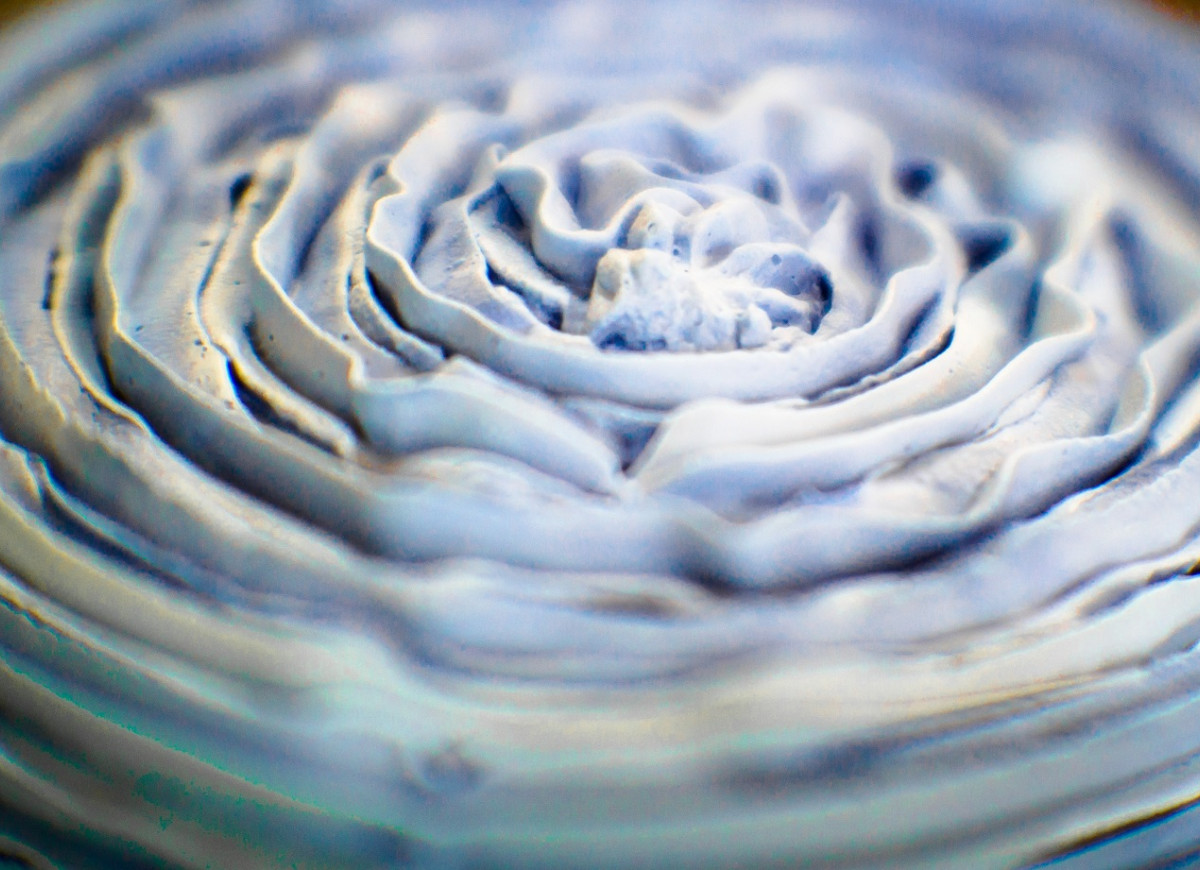 smerfowa bita śmietana