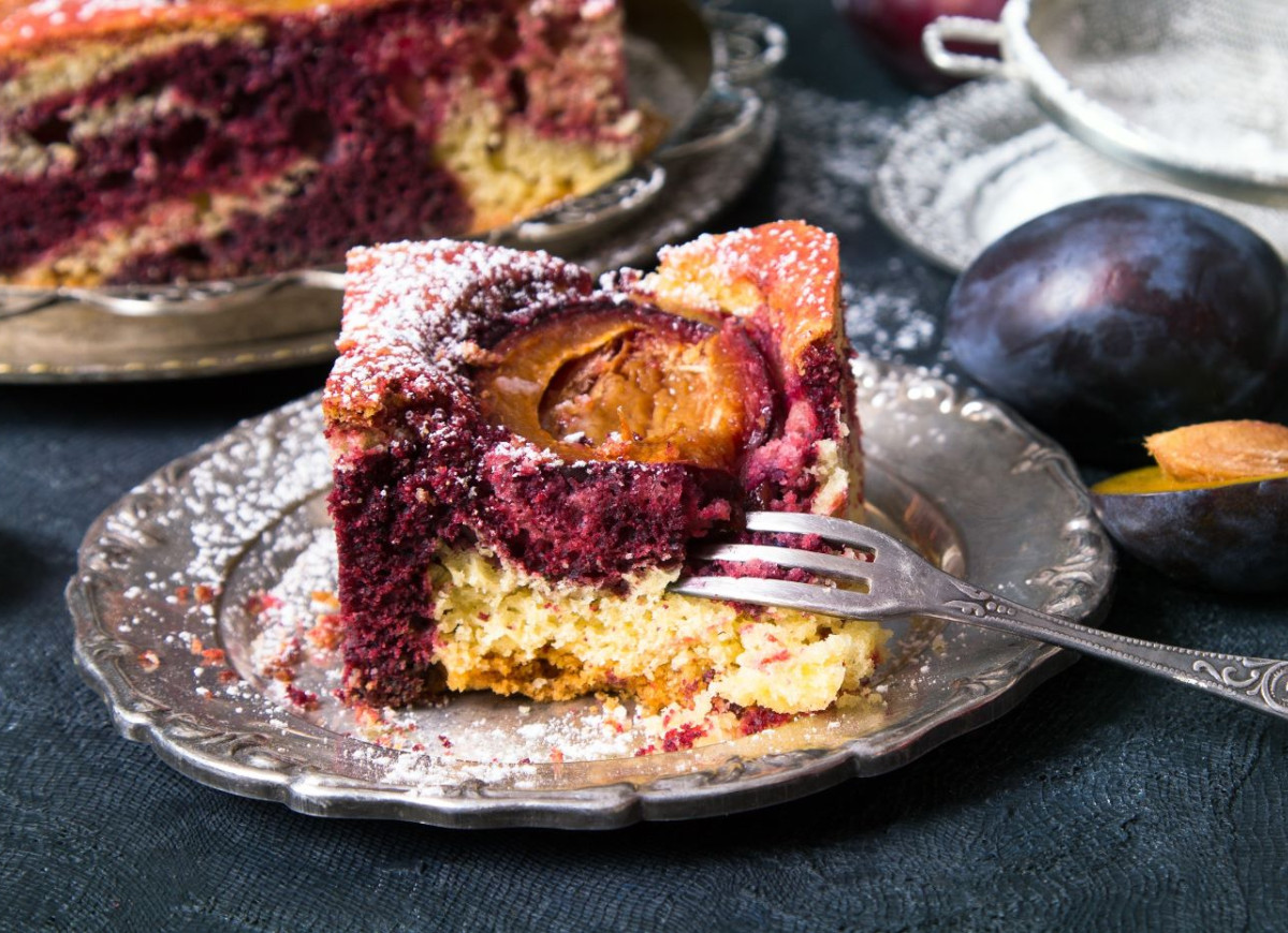 błyskawiczne ciasto ze śliwkami